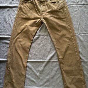 Levi's Men's Straight Jeans in Tan